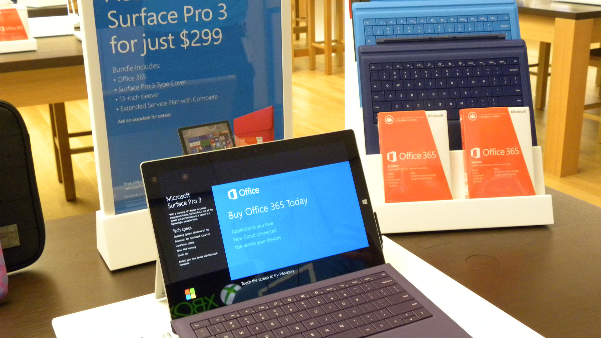 Calgary Microsoft Store Surface 3