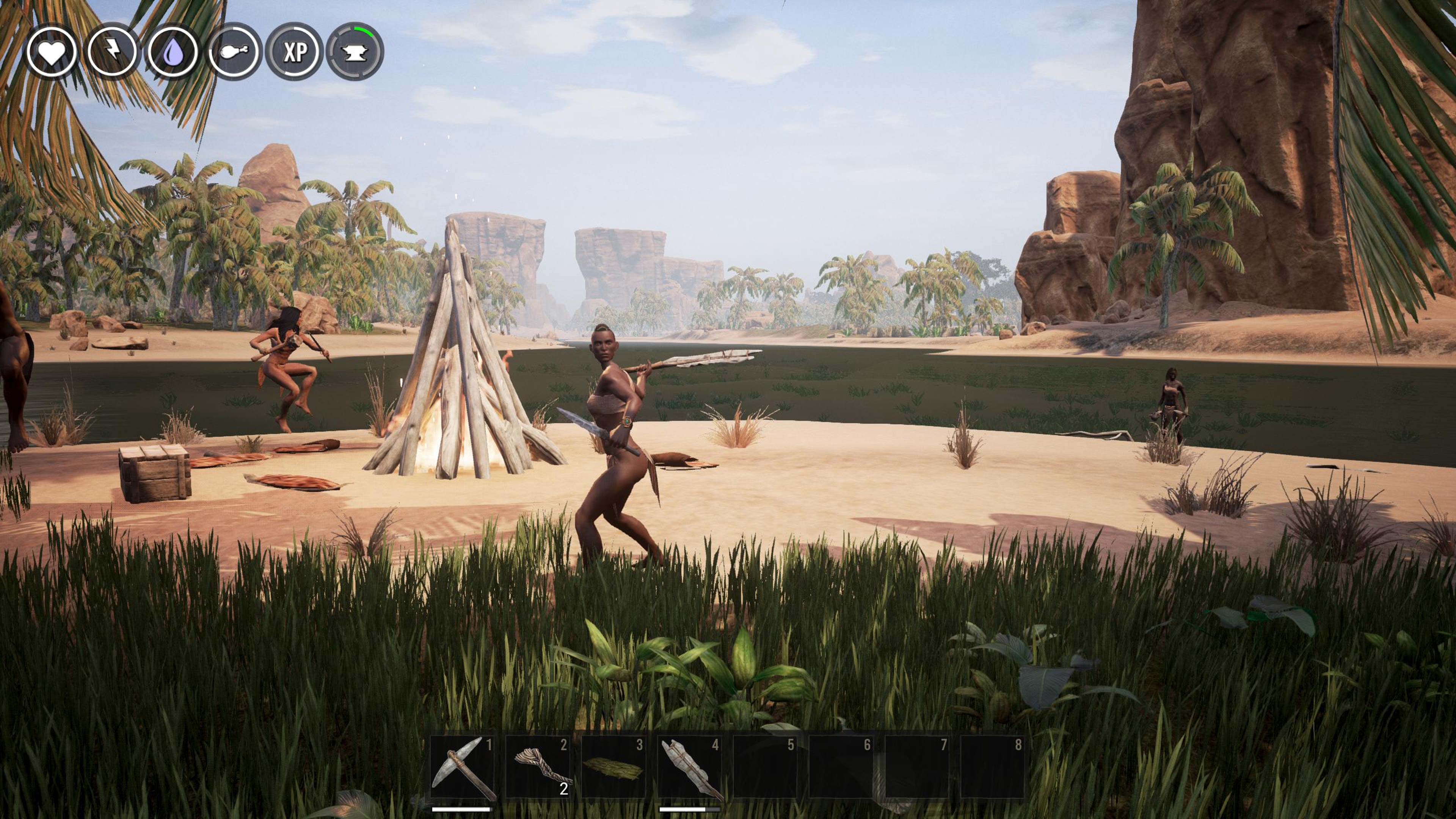 Conan Exiles Screenshot Tribe Fight