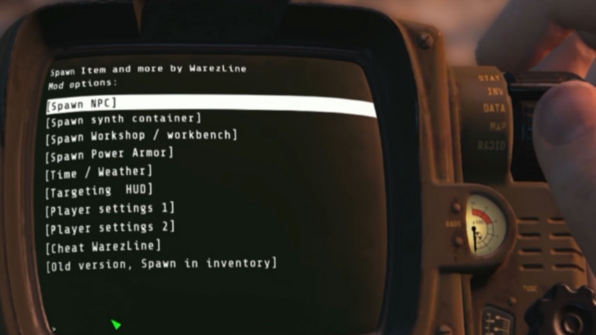 Fallout 4 Xbox Spawn Items Mod