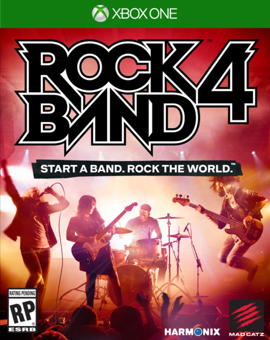 Rock Band 4 Xbox One Box Art