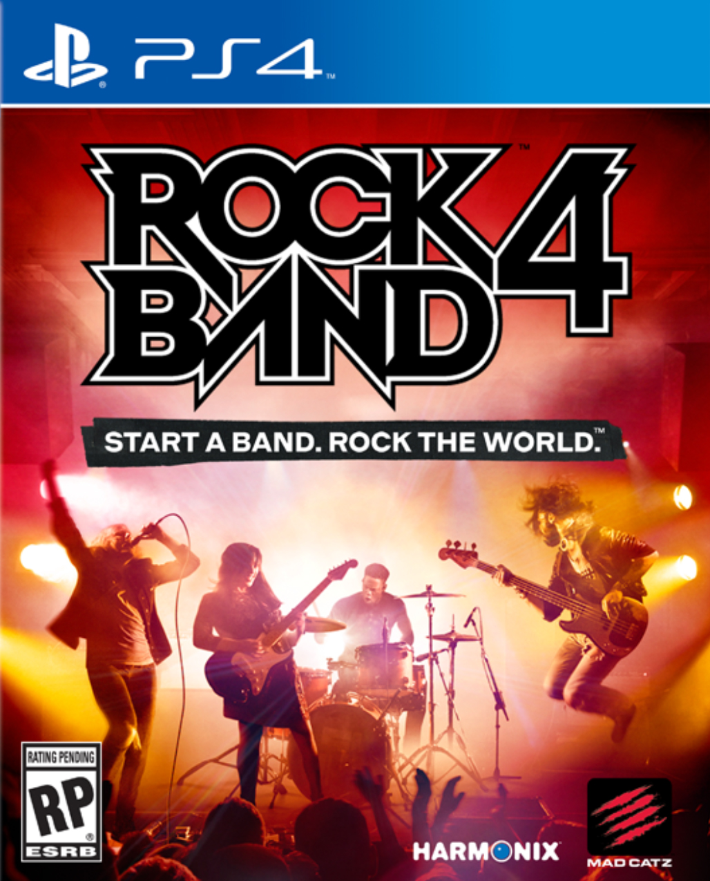 Rock Band 4 Playstation 4 Box Art