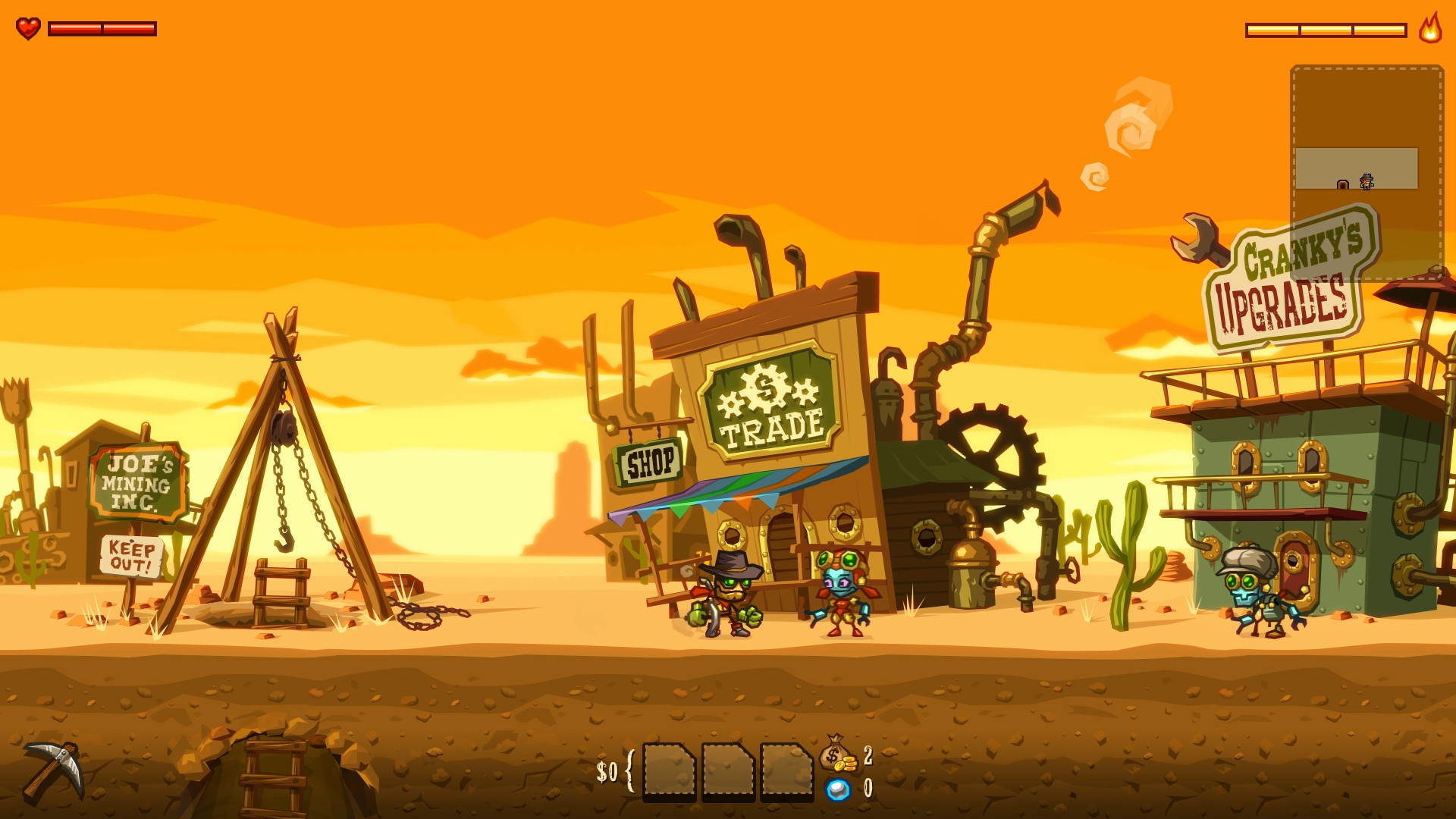 Steamworld Dig Xbox One Screenshot