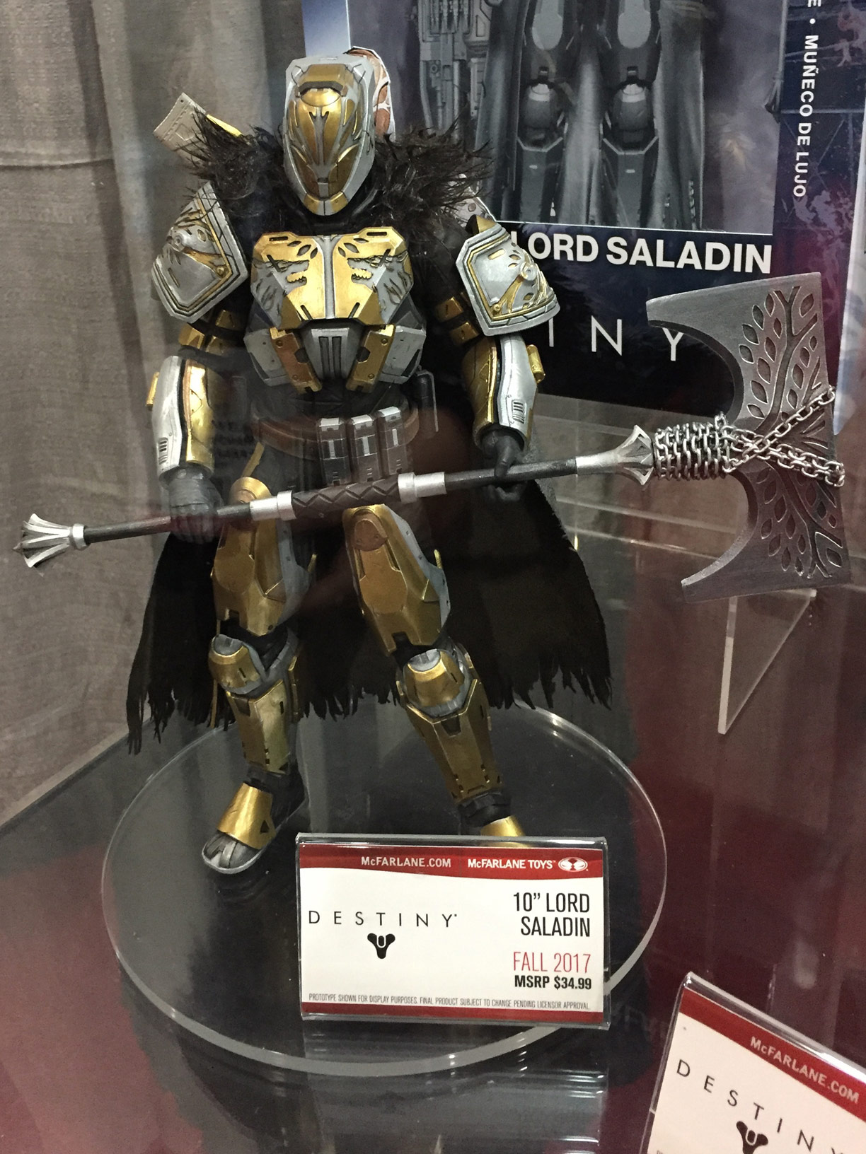 Destiny 2017 Lord Saladin Figure at Toy Fair 2017