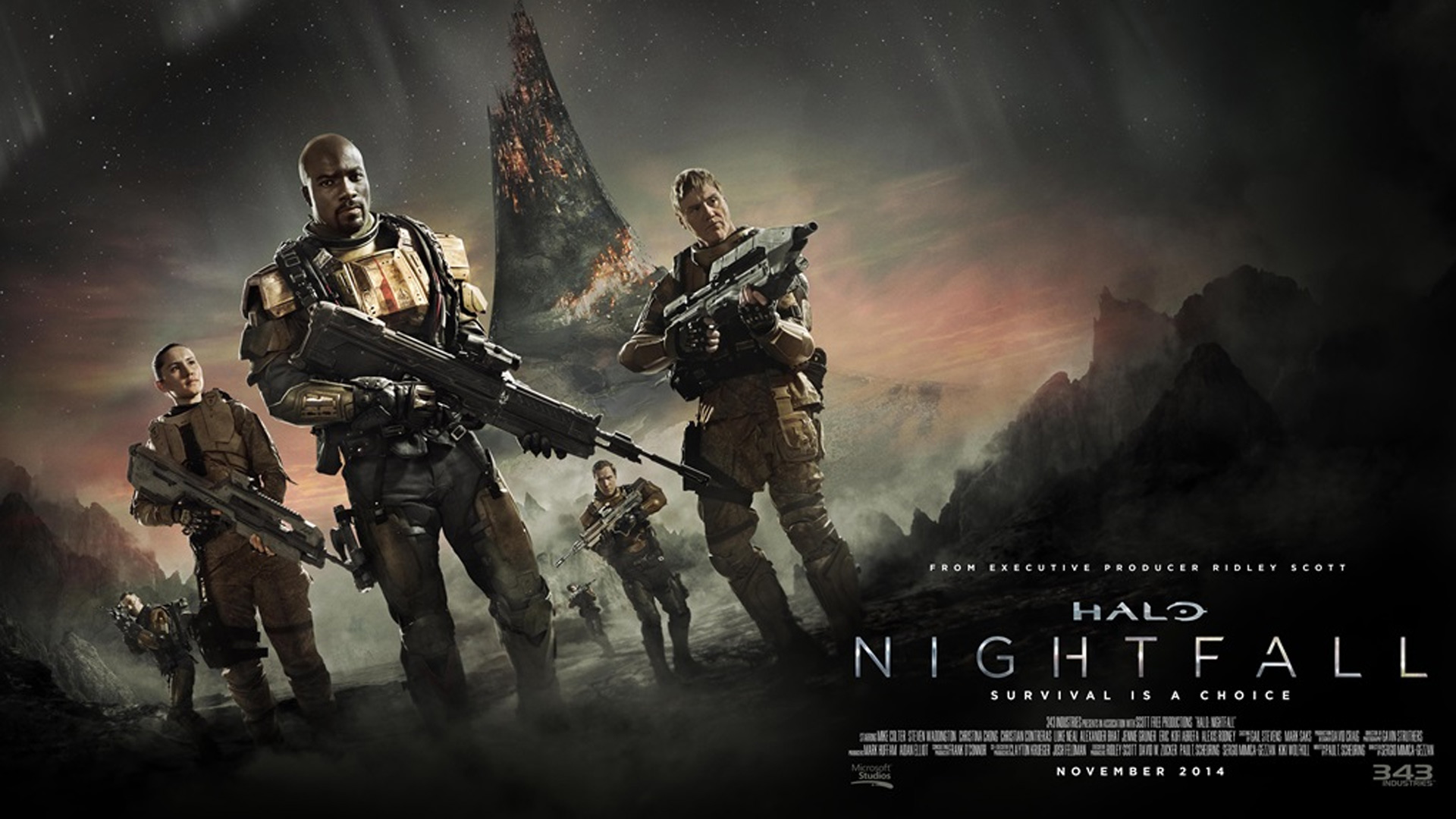 Halo Nightfall Screenshot Wallpaper